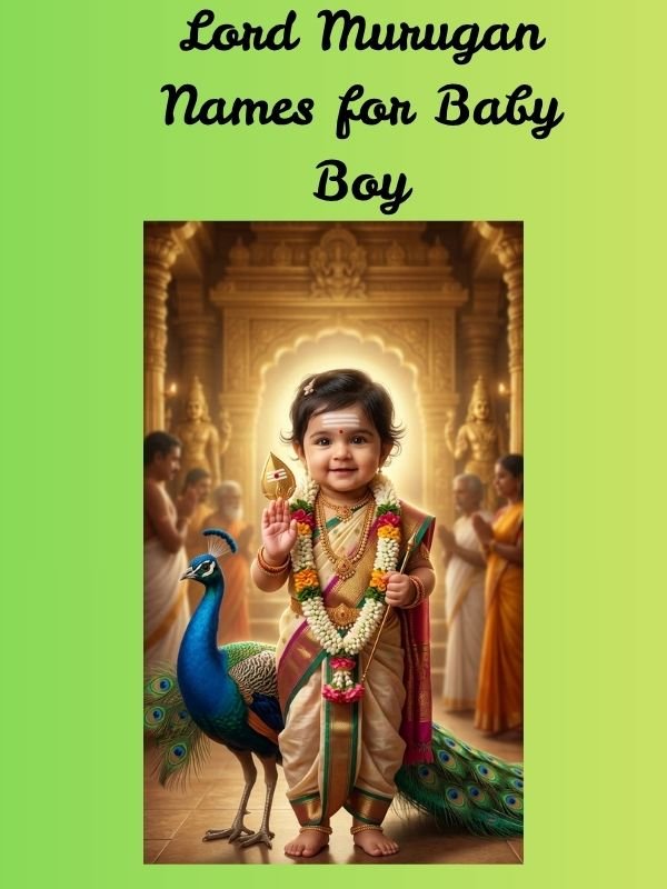Lord Murugan Names for baby boy